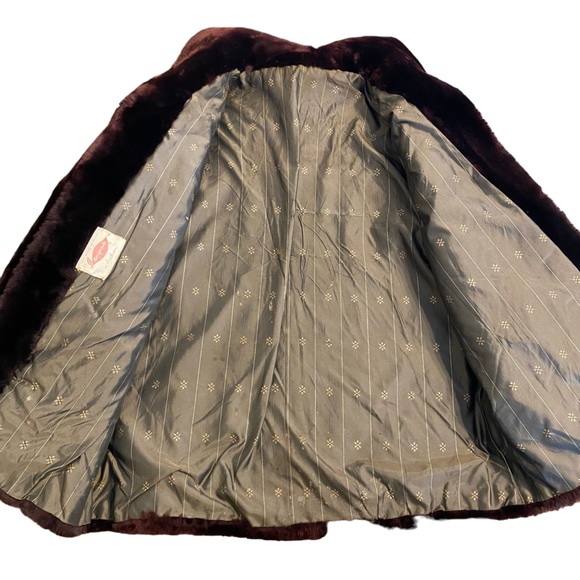 Vintage Fur Mouton Lamb KerryBrooke Sears Roebuck Jacket - Picture 3 of 8